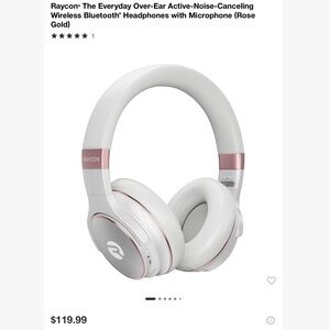 *BRAND NEW* RAYCON Everyday Headphones in Rose Gold